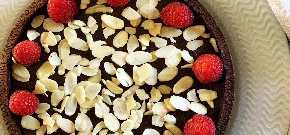 Raspberry Chocolate Pie Recipe | SideChef