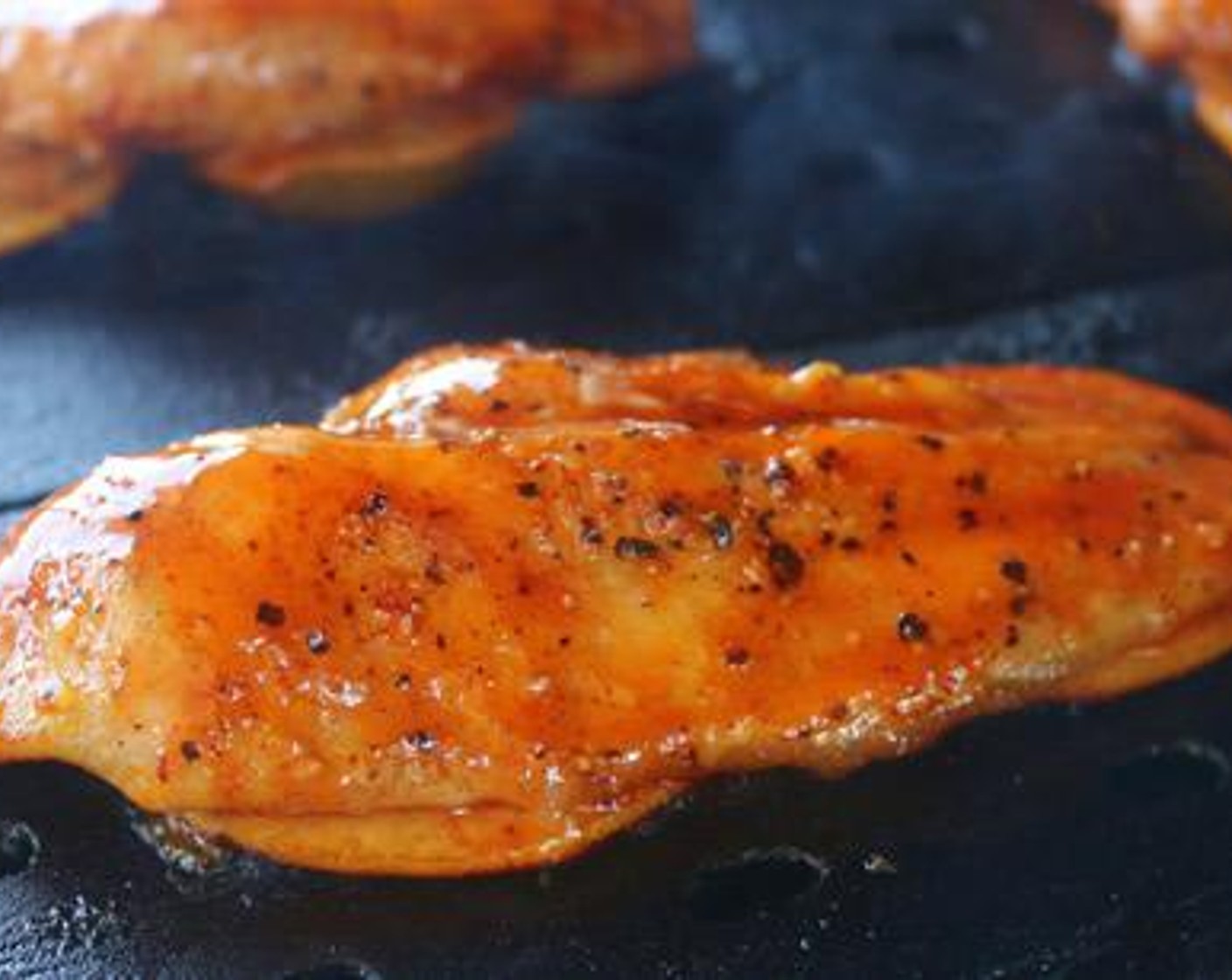step 6 Grill fish for 5 minutes and brush the tops with BBQ Glaze.