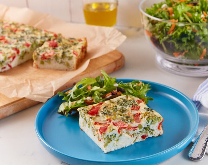 Egg Whites Frittata Bake  Recipe | SideChef