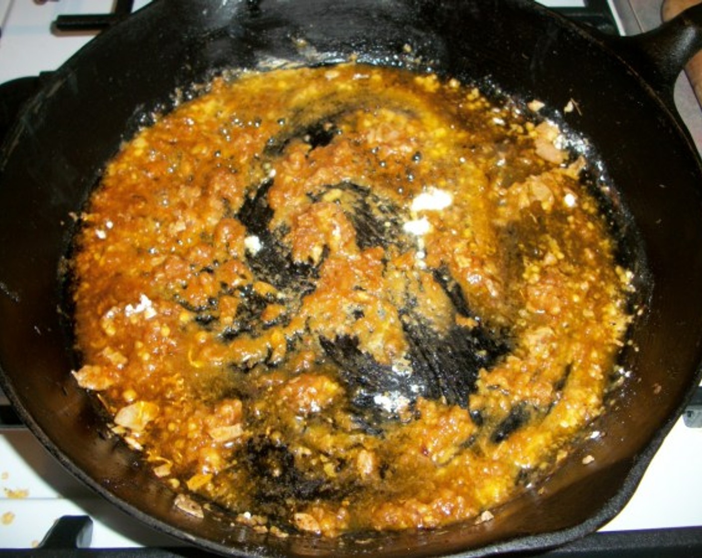 step 7 Remove chicken stand to a cutting board or platter. Add All-Purpose Flour (2 Tbsp) to drippings in skillet. Place skillet over medium-low heat and stir in flour to make a roux.