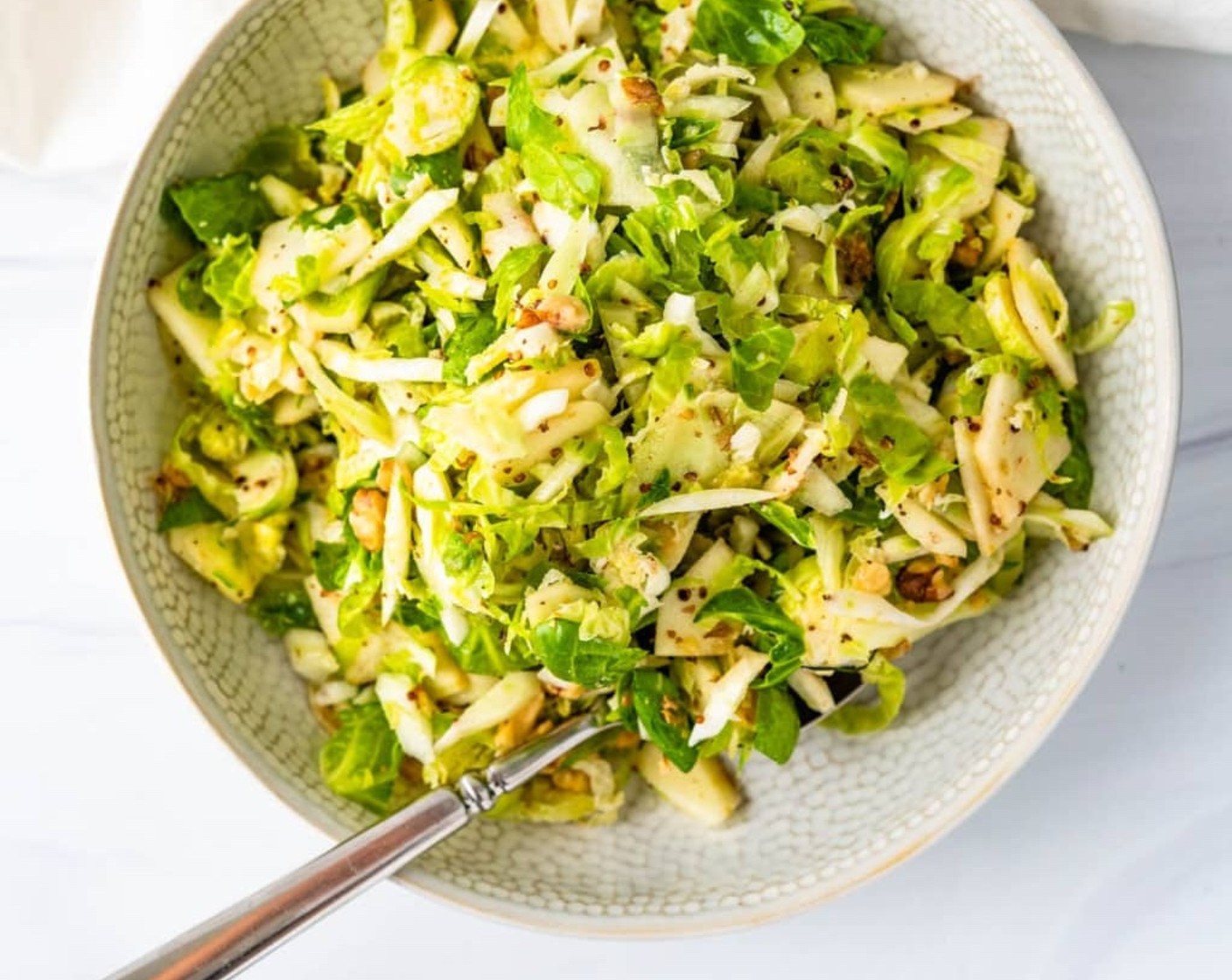 Brussel Fennel Apple Slaw