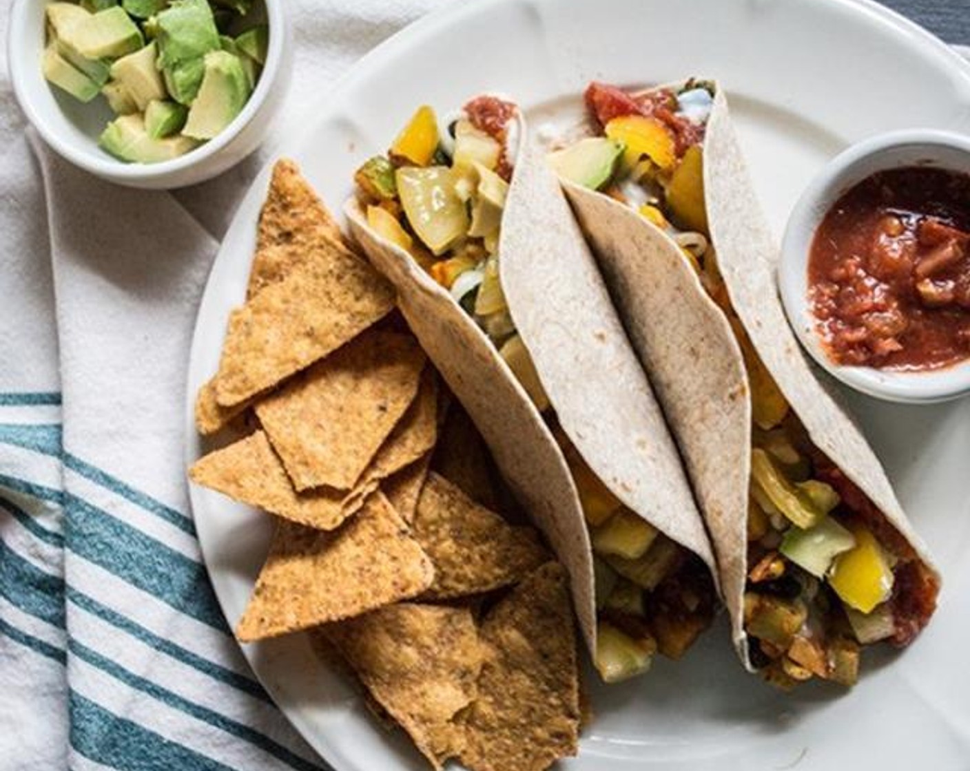 Zucchini Black Bean Veggie Tacos