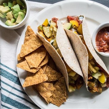 Zucchini Black Bean Veggie Tacos Recipe | SideChef