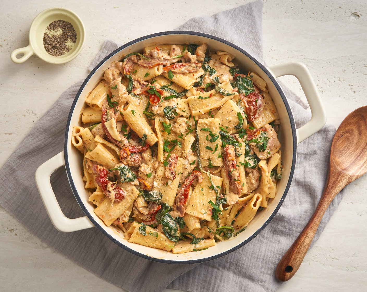 Creamy Tuscan Chicken Pasta - SideChef