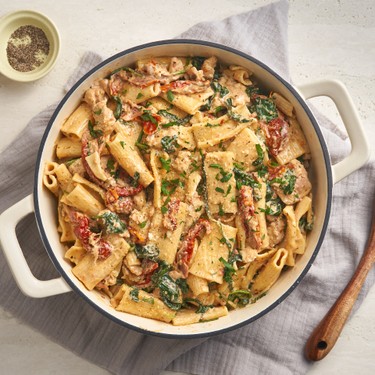 Creamy Tuscan Chicken Pasta Recipe | SideChef