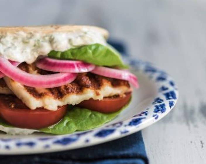 Grilled Halloumi Burgers Recipe SideChef