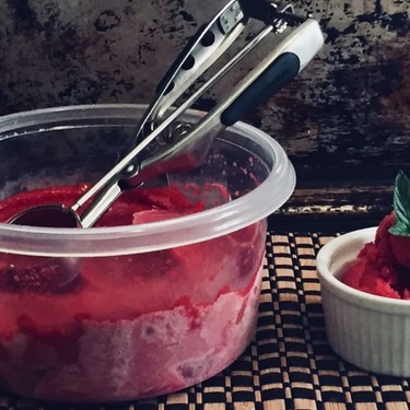 Raspberry Tea Sorbet Recipe | SideChef
