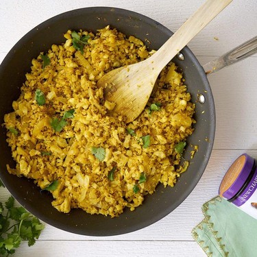 Turmeric Cauliflower Fried Rice Recipe | SideChef