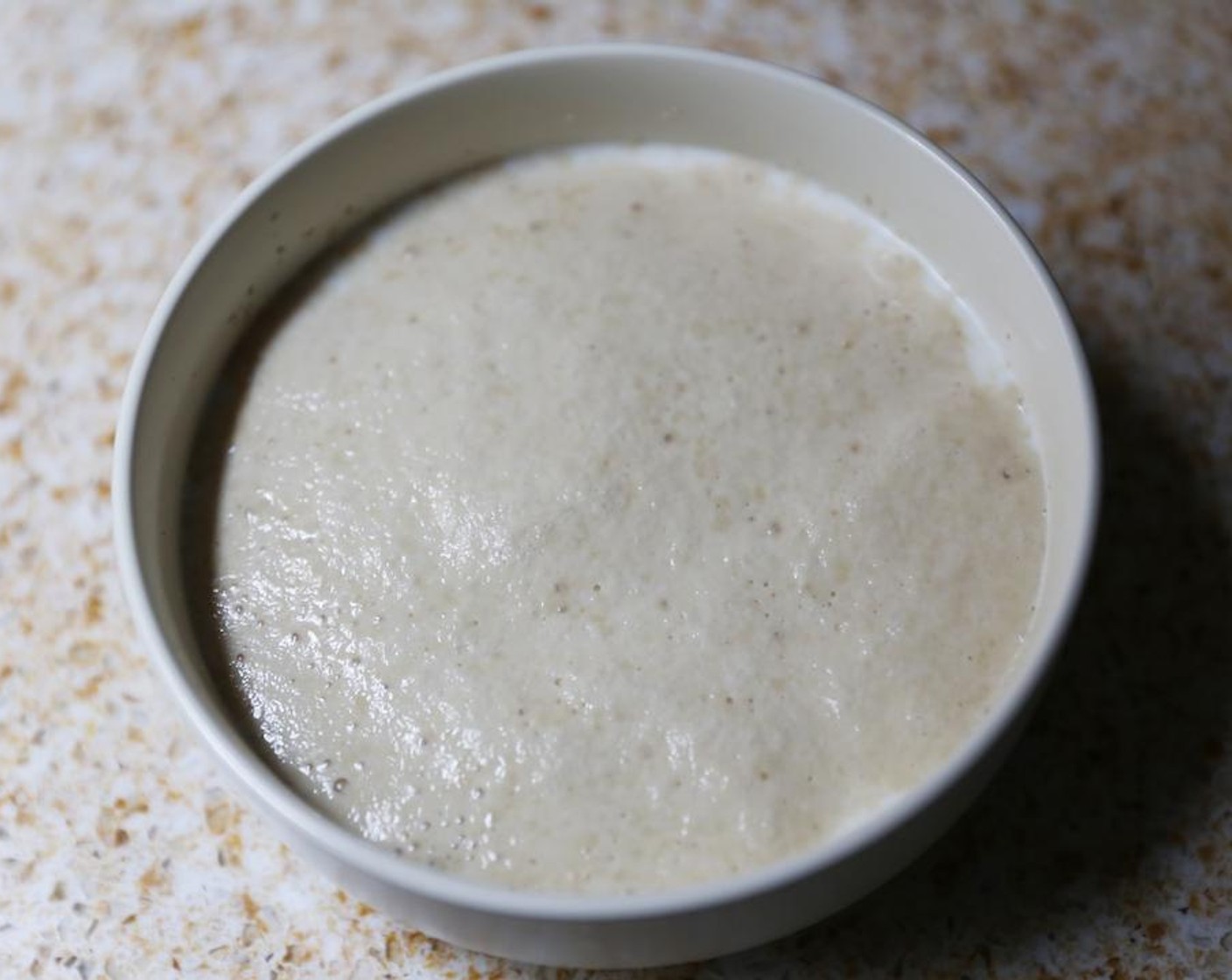 step 2 Allow to stand for around 5 minutes or until the yeast begins to foam.