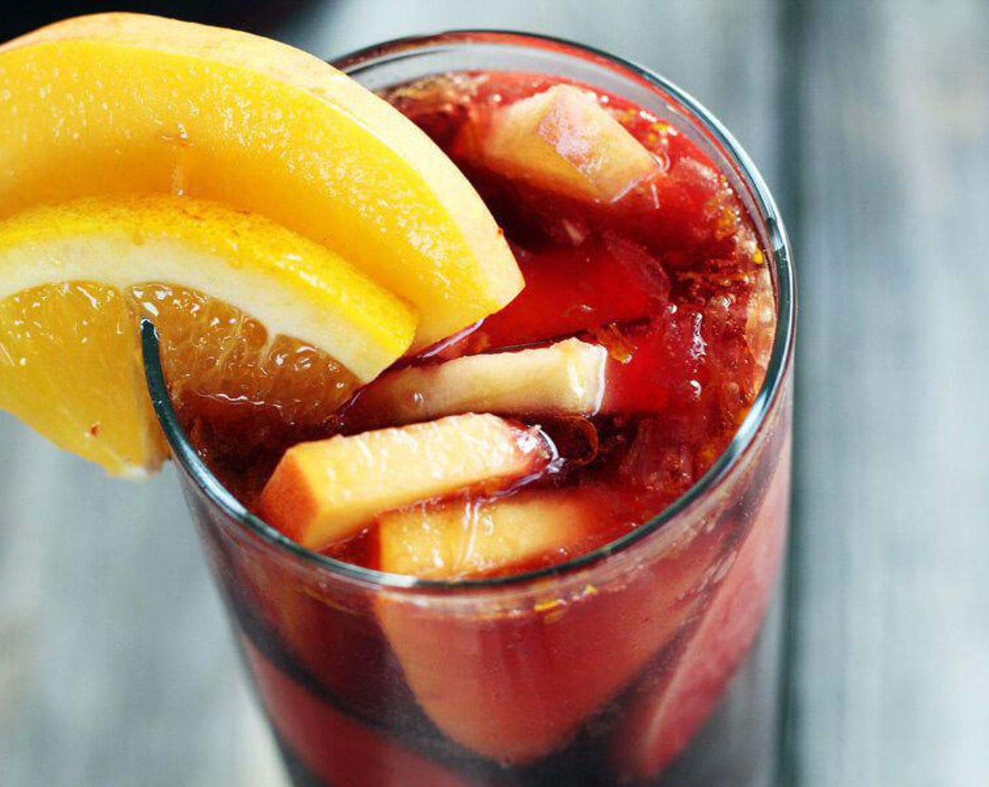 step 6 Before serving, pour Ginger Ale (3 cups) over the fruit and wine, swirling gently to combine. Serve with fruit garnish if desired. Enjoy!