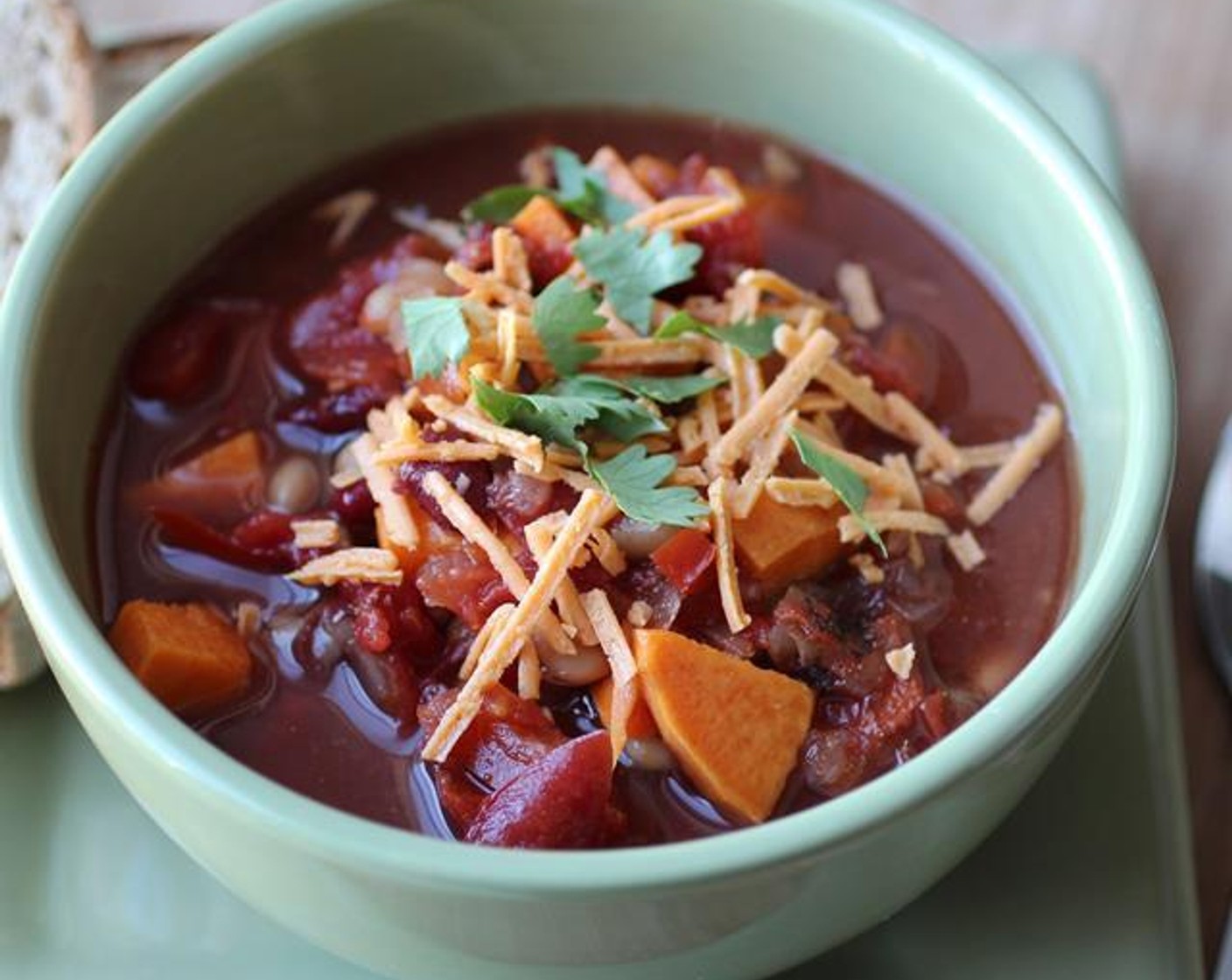 Smokey Vegan Sweet Potato Slow Cooker Stew