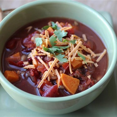 Smokey Vegan Sweet Potato Slow Cooker Stew Recipe | SideChef