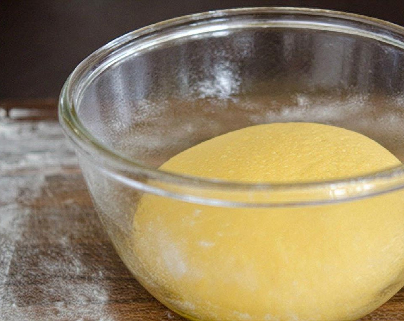 step 7 Form the dough into a ball and place in a greased bowl. Cover and let it rise in a warm place until they get double in volume.