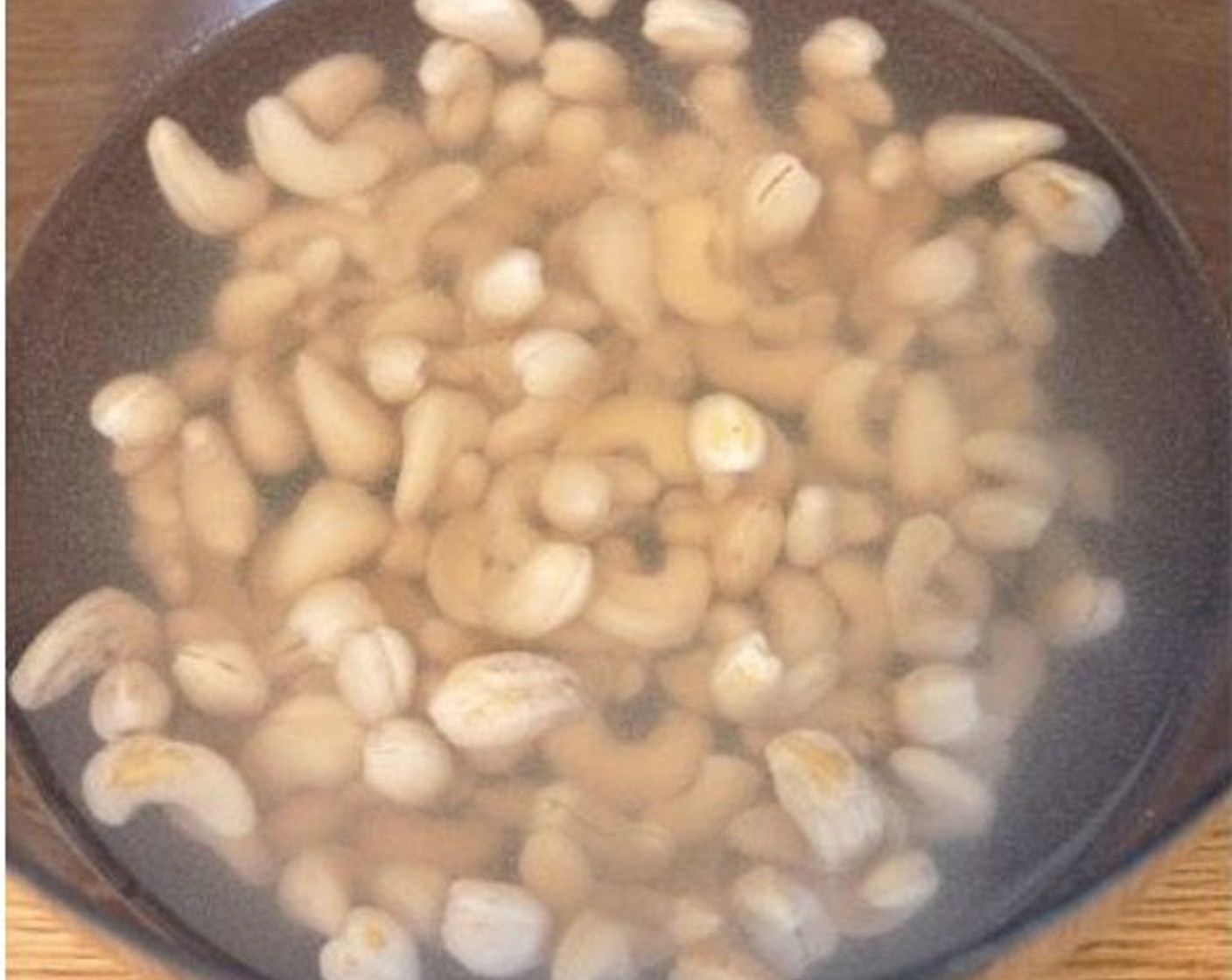 step 1 Soak the Raw Cashews (2 cups) in boiling hot water for 30 minutes, or in lukewarm water overnight.