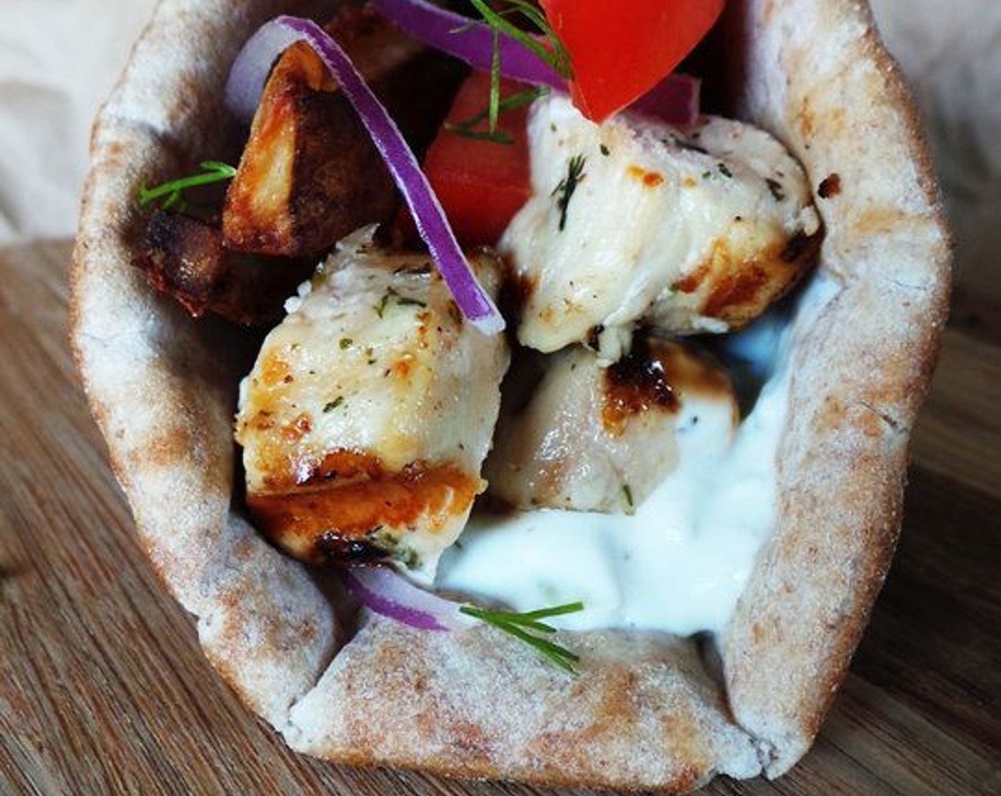 Chicken Gyro with Tzatiki