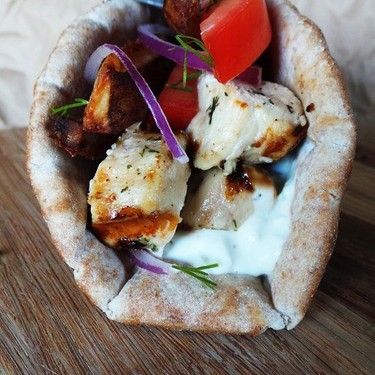 Chicken Gyro with Tzatiki Recipe | SideChef