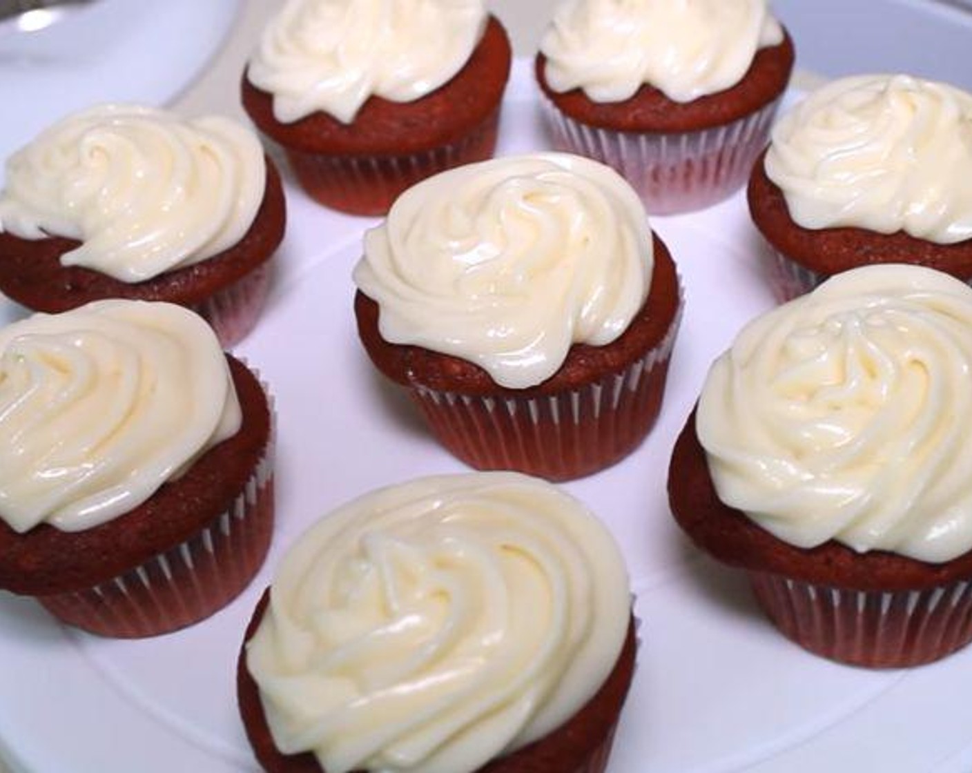 Red Velvet Cupcakes with Cream Cheese Frosting