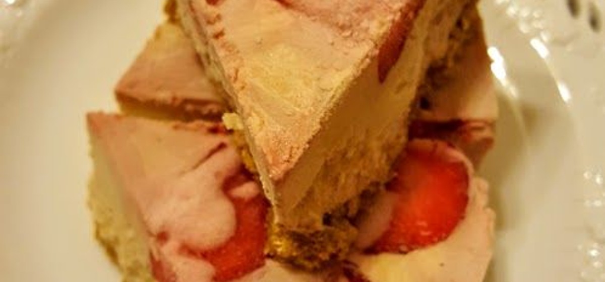 No-Bake Strawberry Lime Cheesecake Recipe | SideChef