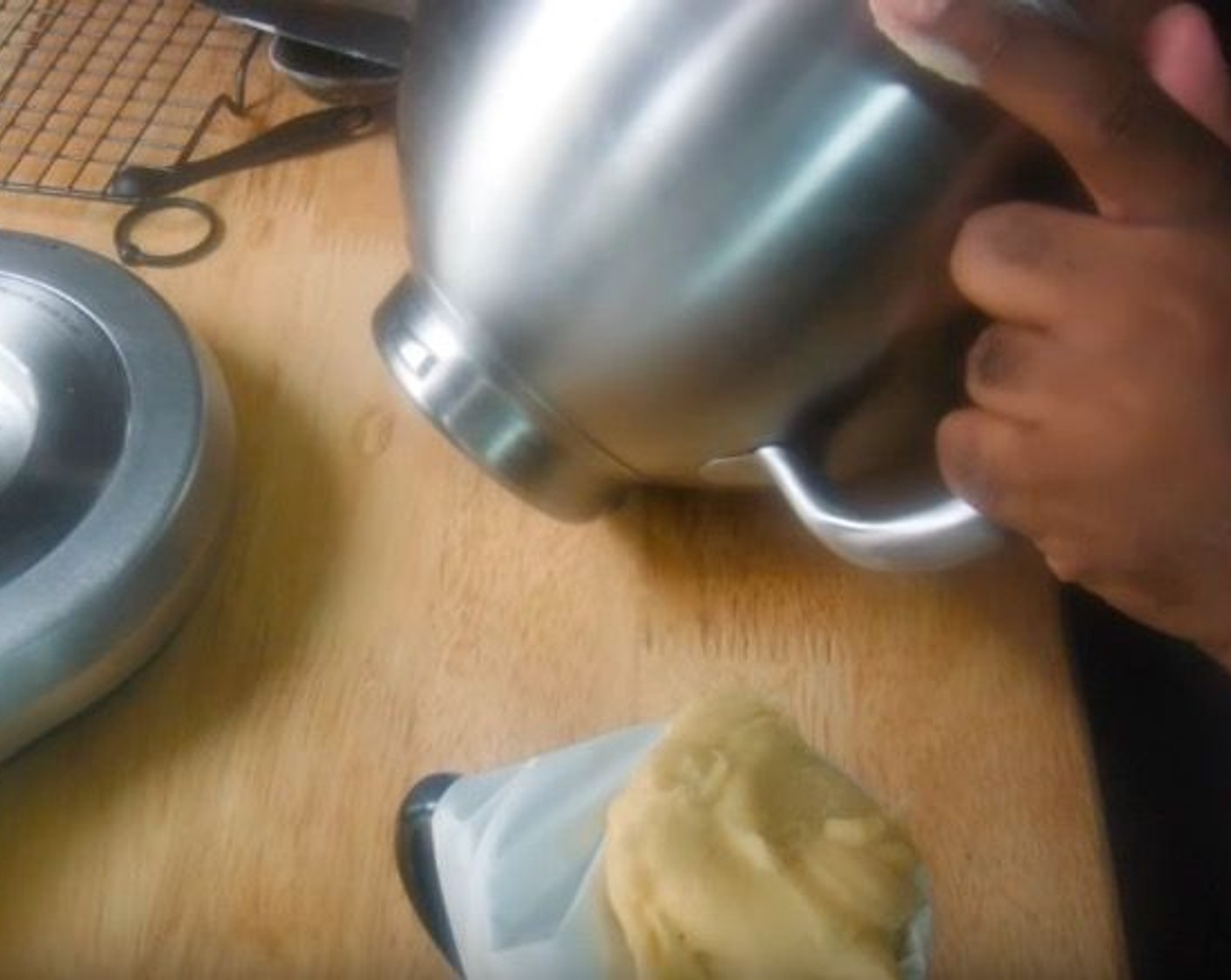 step 6 Transfer dough to a pastry bag.