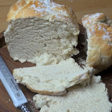 Country Style Loaf of White Bread Recipe | SideChef