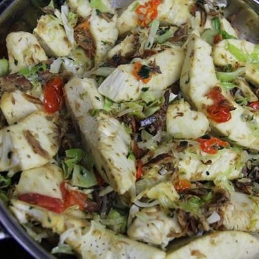 Roasted Breadfruit with Smoked Herring Recipe | SideChef