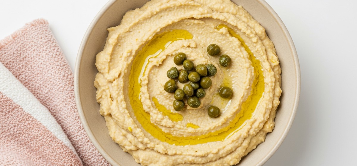 Lubin Bean Hummus with Sun-Dried Tomatoes Recipe | SideChef