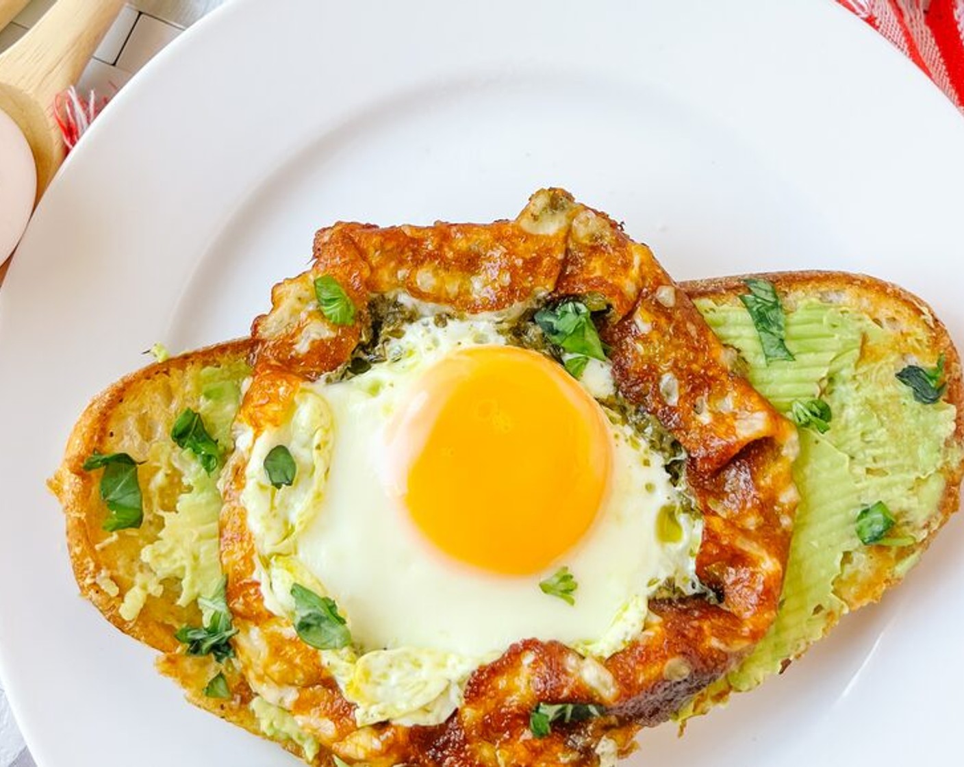 Pesto Egg Toast