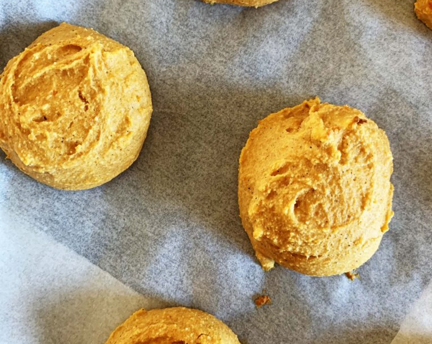 step 3 Set scoops out onto parchment paper.