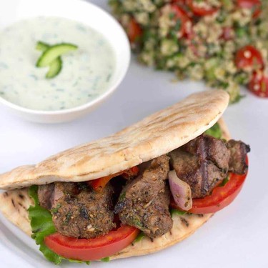 Lamb Kabobs with Tzatziki Sauce Recipe | SideChef