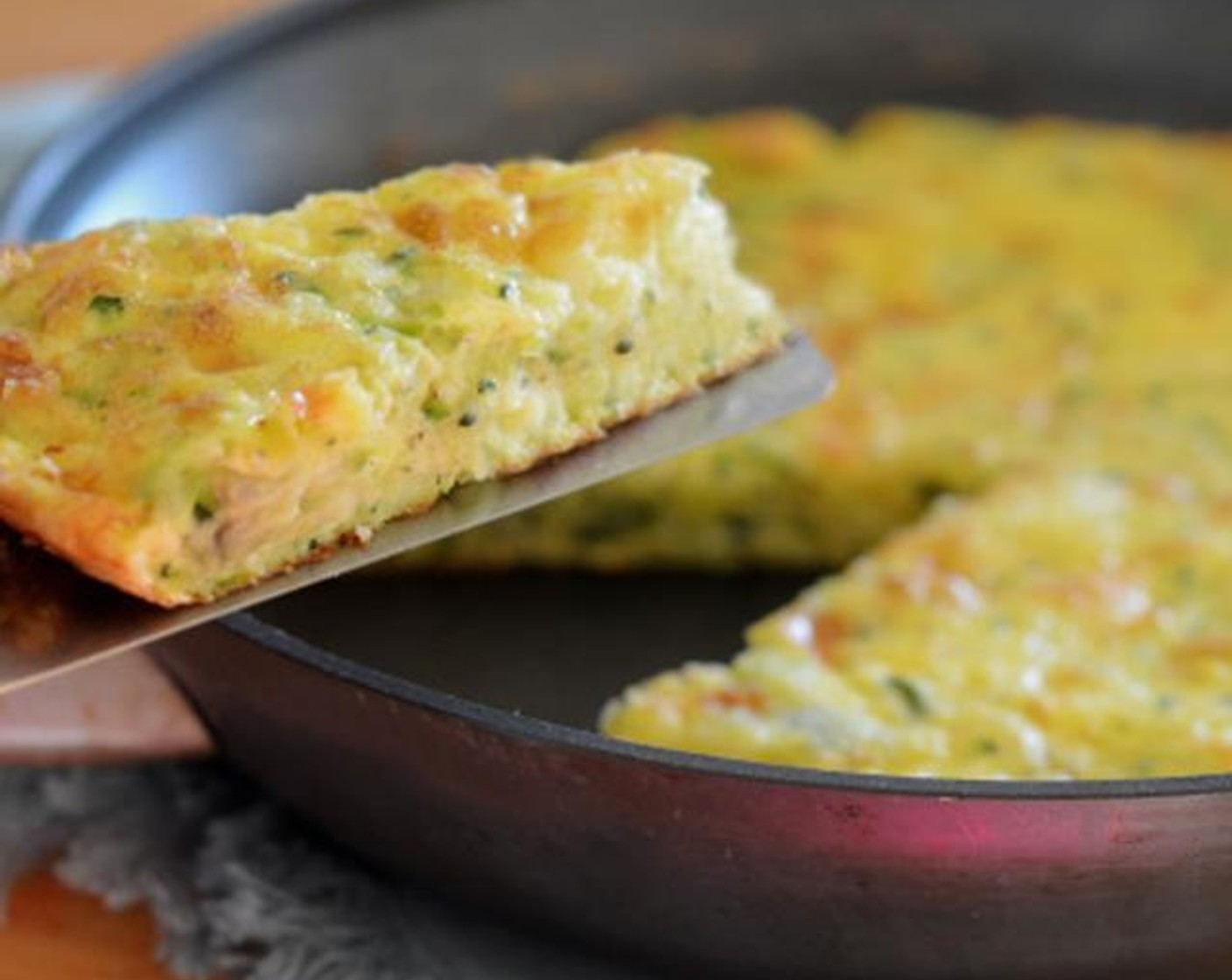 Zucchini and Cheddar Frittata