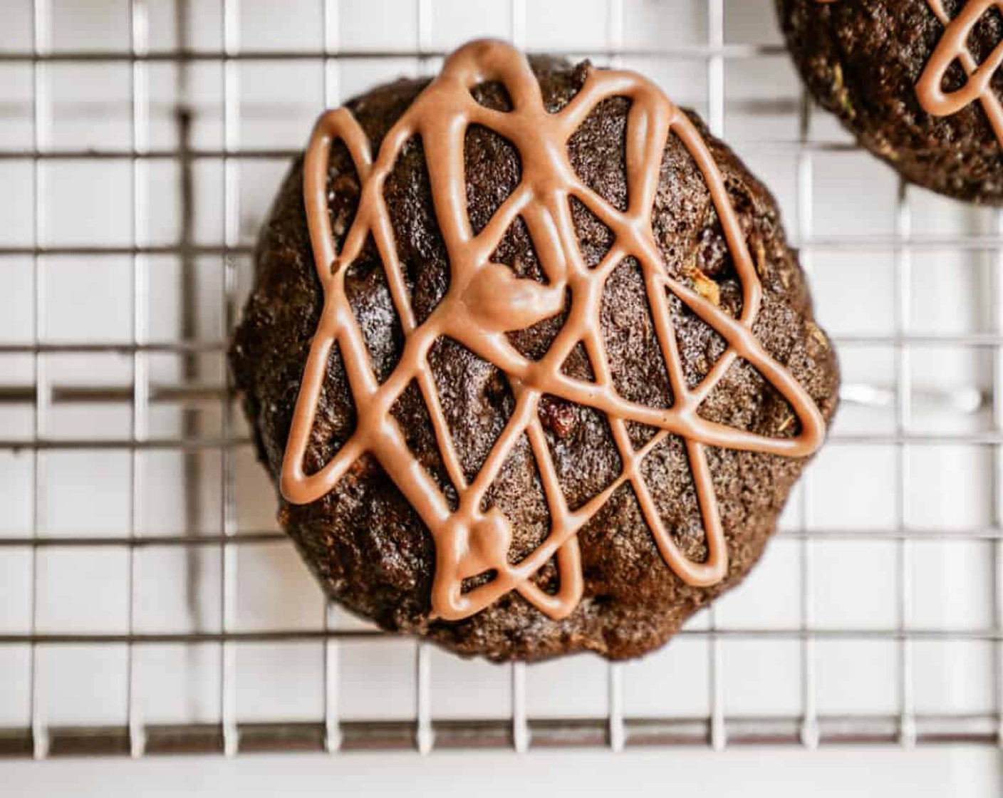 Vegan Double Chocolate Zucchini Cookies