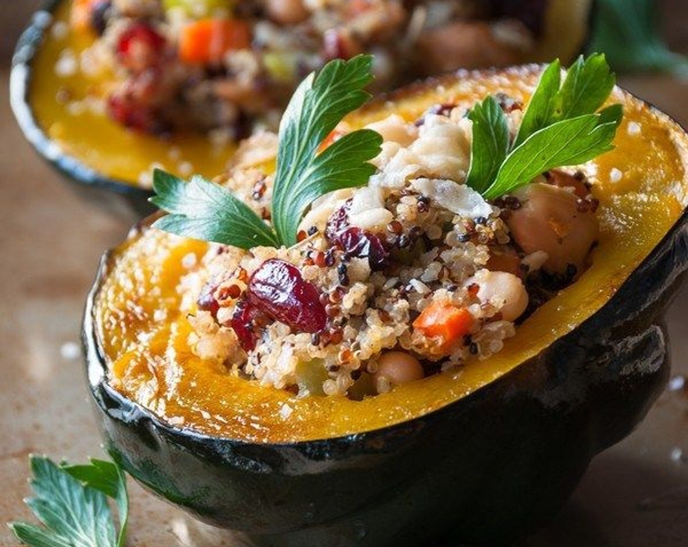 Autumn Stuffed Acorn Squash