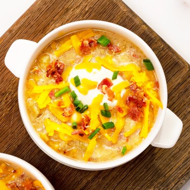 Loaded Potato Corn Chowder Recipe | SideChef