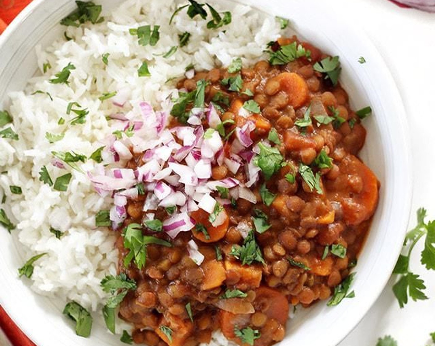 Slow Cooker Coconut Curry Lentils