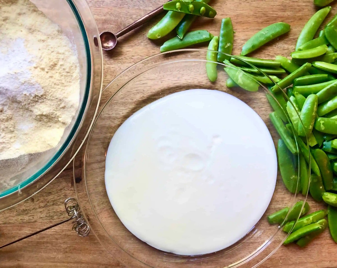 step 7 Pour the Buttermilk (1 cup) into a rimmed shallow dish or pie plate. Line a rimmed baking sheet or large heat-safe plate with paper towels.