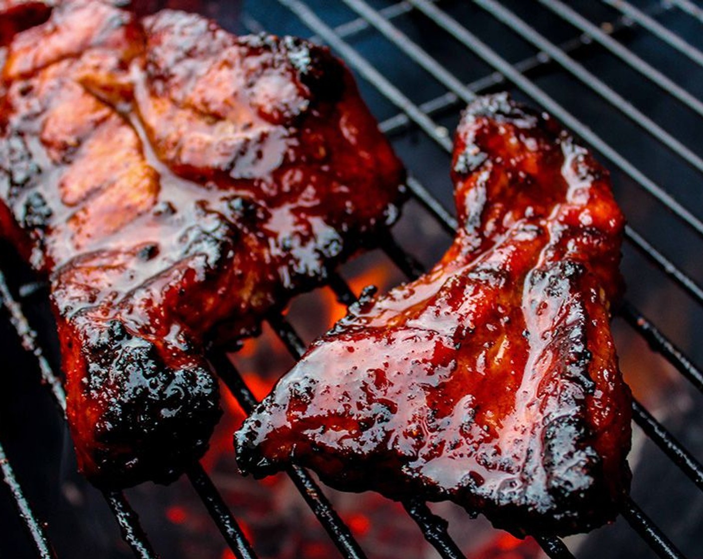 step 10 Once it hits an internal temperature of 145 degrees F (60 degrees C), glaze 4-5 times, flipping the meat every minute to prevent too much burning.