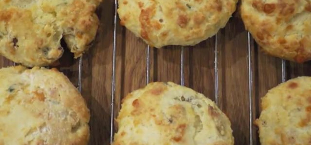 Cheddar Bacon Biscuits Recipe | SideChef