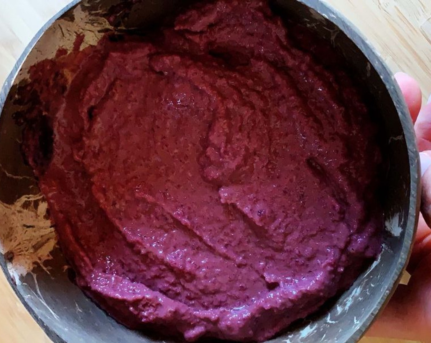 step 2 Process until smooth. Pour the mixture in a serving bowl.