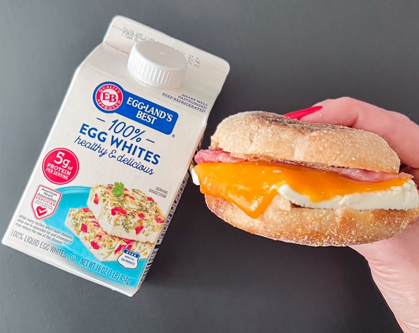 Meal Prep Egg White Breakfast Sandwiches
