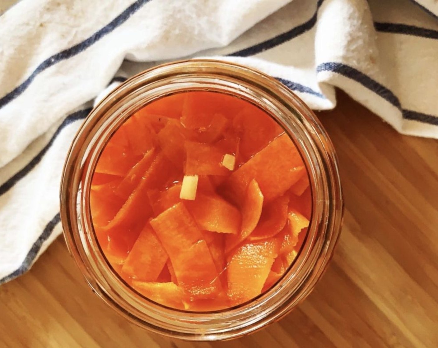 Fermented Carrots in Kombucha