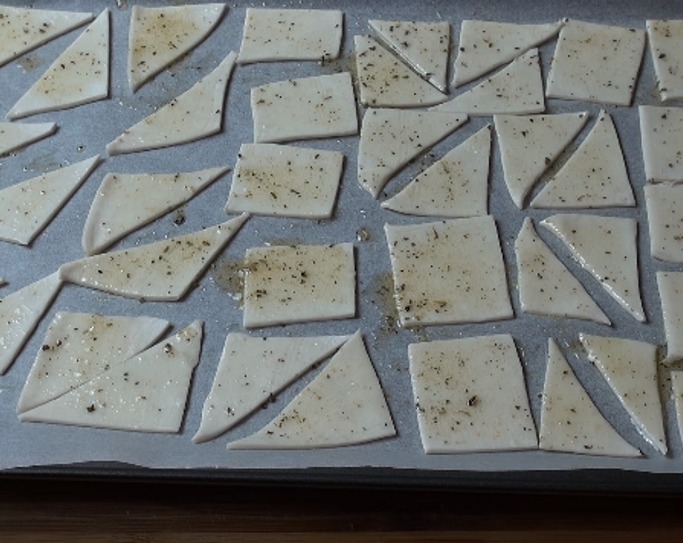 step 3 Brush the herb sauce onto the puff pastry shapes and season with Salt (to taste) if desired. Cook at 200 degrees C (400 degrees F) for 15-20 minutes or until golden and puffed.