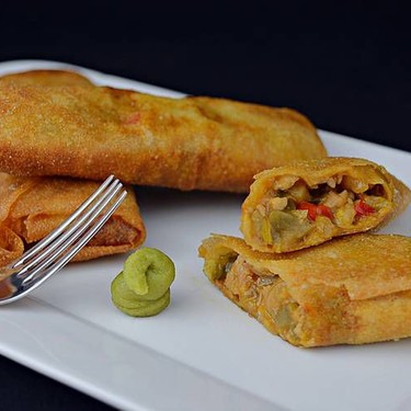 Chicken and Veggie Spring Rolls Recipe | SideChef