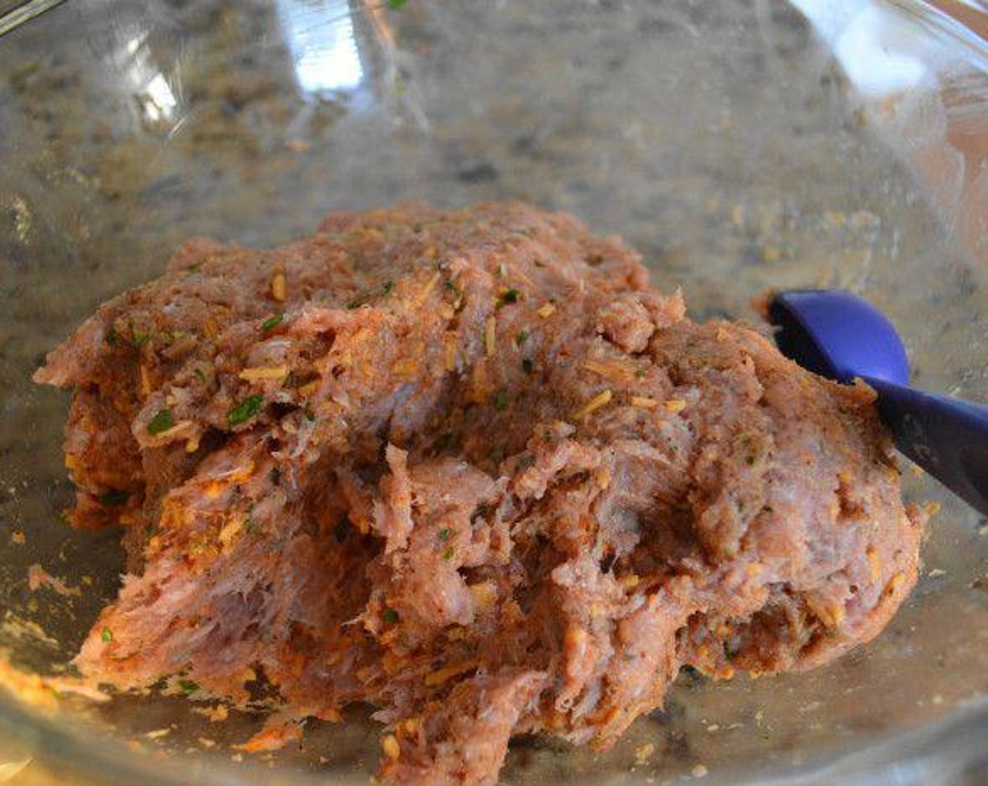 step 1 First, prepare the meatballs. In a large bowl combine the Ground Turkey (1 lb), Shredded Sharp Cheddar Cheese (1/2 cup), Seasoned Breadcrumbs (1/2 cup), {@10:}, Fresh Cilantro (2 Tbsp), Plain Greek Yogurt (1 Tbsp), Worcestershire Sauce (1 dash), Salt (1 tsp), Chili Powder (1/2 tsp), Smoked Paprika (1/2 tsp) and Ground Cumin (1/2 tsp).