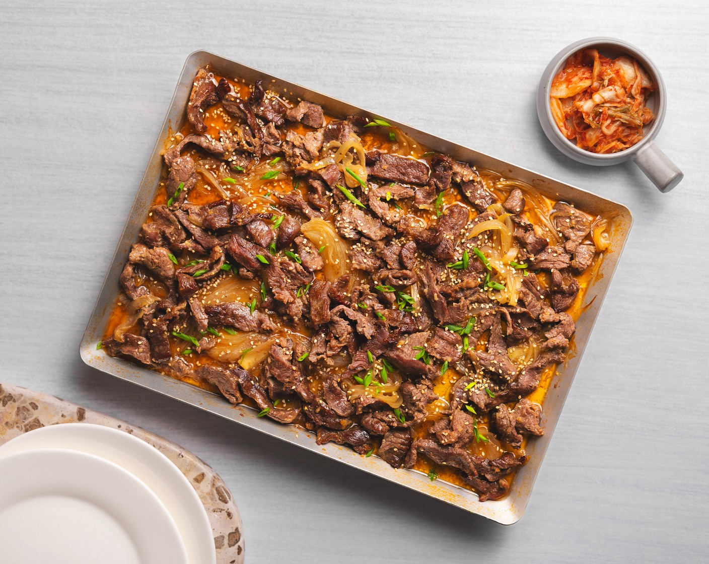 Easy Sheet Pan Beef Bulgogi