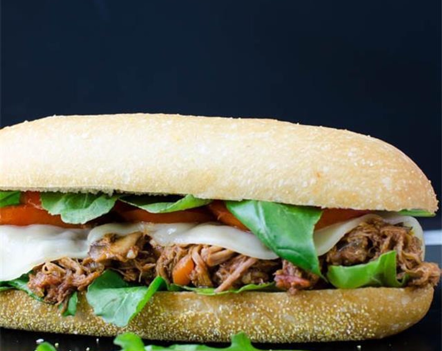 Italian Braised Pork Hoagie