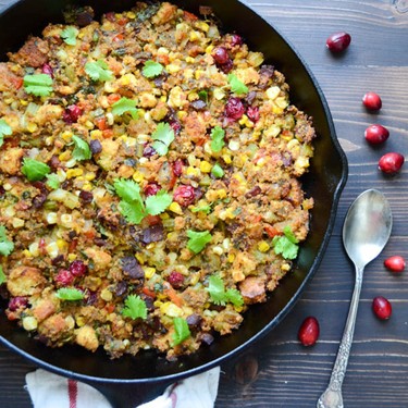 Southwestern Cornbread Stuffing Recipe | SideChef