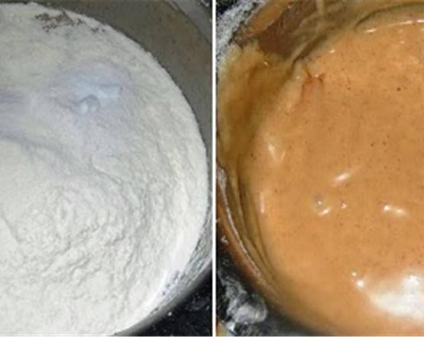 step 4 Sift in All-Purpose Flour (1 cup), Salt (1 pinch), Baking Powder (1/2 tsp), and Baking Soda (1/4 tsp). Mix until dry mixture is incorporated into the wet mixture.