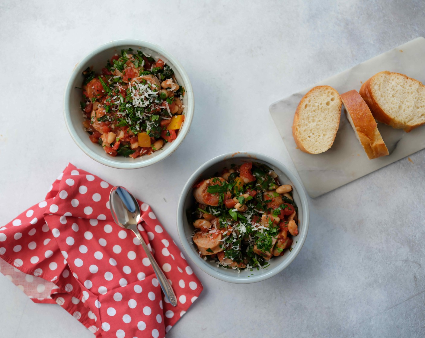 One-Pot Stovetop Sausage, White Beans and Kale