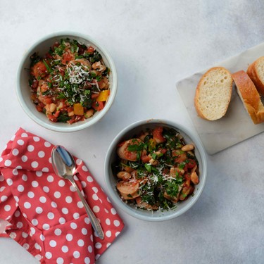 One-Pot Stovetop Sausage, White Beans and Kale Recipe | SideChef