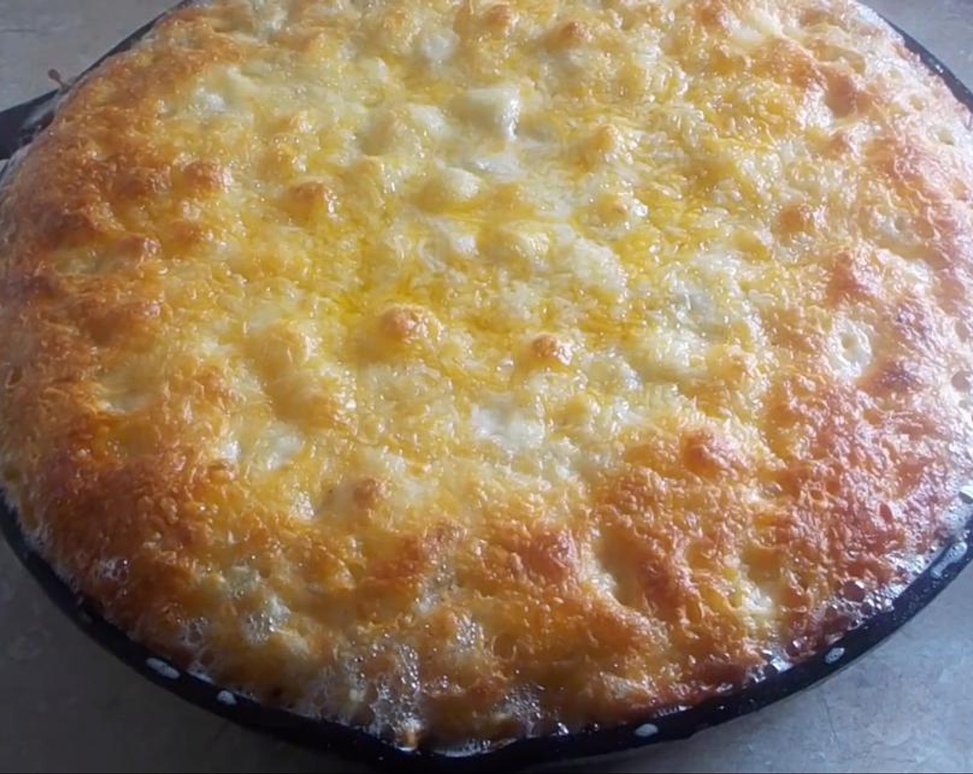 Easy Cast Iron Dump Mac and Cheese